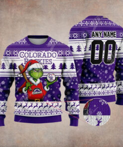 MLB Colorado Rockies Grinch Christmas Sweater Design