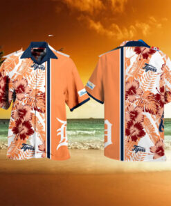 MLB Detroit Tigers Summer Tropical Hawaiian Shirt