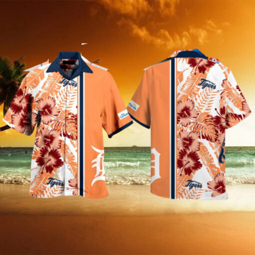 MLB Detroit Tigers Summer Tropical Hawaiian Shirt