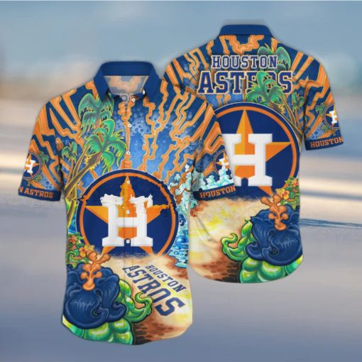 MLB Houston Astros Hawaiian Shirt Diamond Dreamscape For Sports Fans