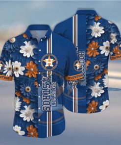 MLB Houston Astros Hawaiian Shirt Floral Finesse For Sports Fans