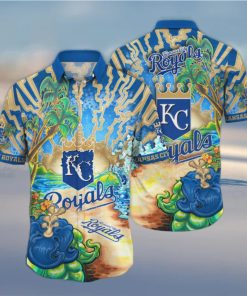 MLB Kansas City Royals Hawaiian Shirt Diamond Dreamscape For Sports Fans