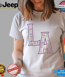 MLB LA Allover Print T Shirt