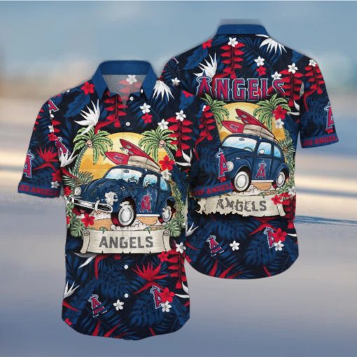 MLB Los Angeles Angels Hawaiian Shirt Summer Heatwave For Sports Fans