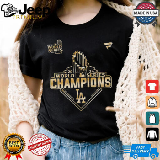 MLB Los Angeles Dodgers World Series 2024 Champions Limited Gold Shirt