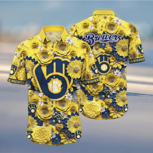 MLB Milwaukee Brewers Hawaiian Shirt Hitting Fashion Highs For Fans