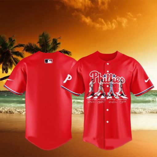 MLB Philadelphia Go On The Road Baseball Jersey, Phillies Philadelphia Phillies London Series Jersey Shirt