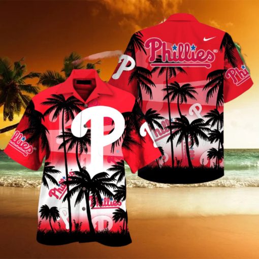 MLB Philadelphia Phillies 2024 Palm Tree Hawaiian Shirt