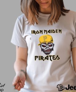 MLB Pittsburgh Pirates Iron Maiden Rock Band Music Baseball Sports T Shirt