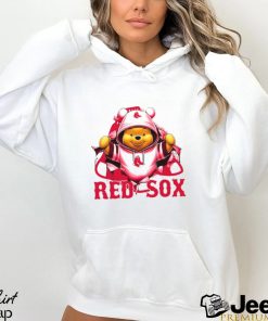 MLB Pooh and Football Boston Red Sox shirt