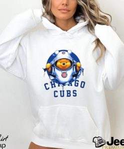MLB Pooh and Football Chicago Cubs shirt