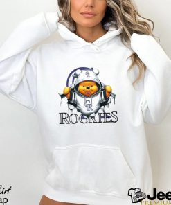MLB Pooh and Football Colorado Rockies shirt