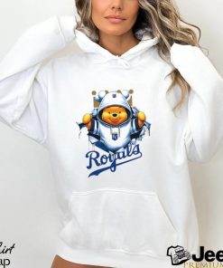 MLB Pooh and Football Kansas City Royals shirt