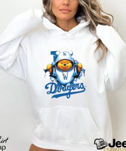 MLB Pooh and Football Los Angeles Dodgers shirt