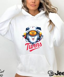 MLB Pooh and Football Minnesota Twins shirt