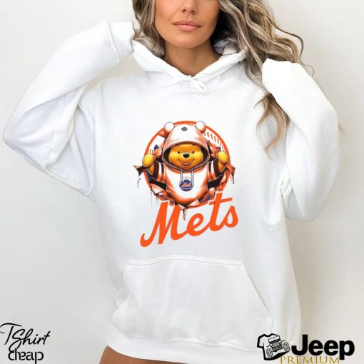MLB Pooh and Football New York Mets shirt