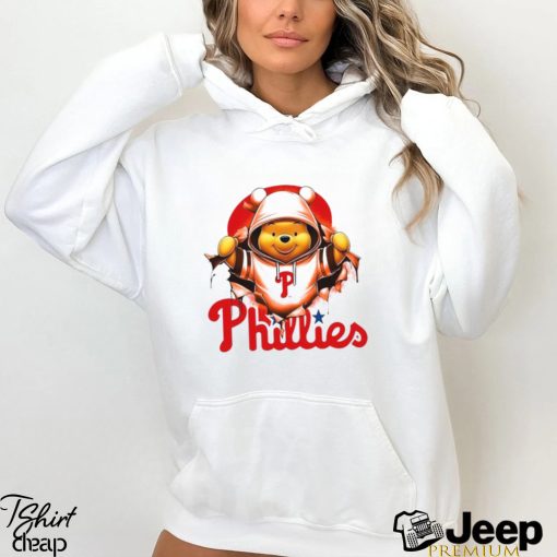 MLB Pooh and Football Philadelphia Phillies shirt