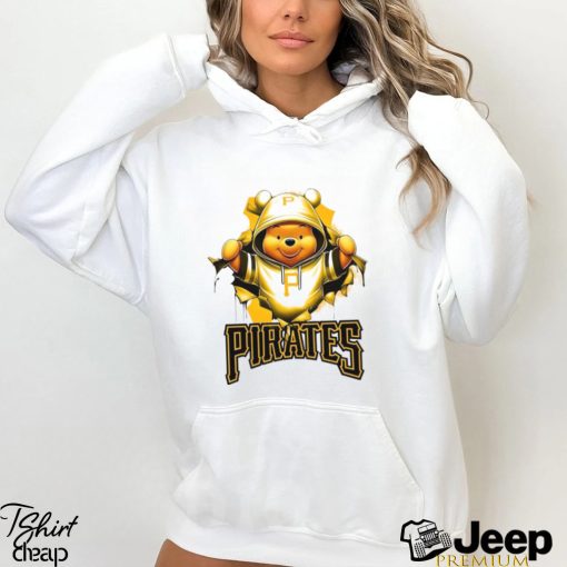MLB Pooh and Football Pittsburgh Pirates shirt
