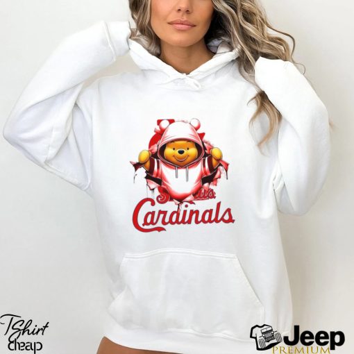 MLB Pooh and Football St. Louis Cardinals shirt