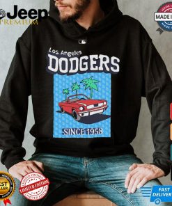 MLB Red Trip Dodgers T Shỉrt