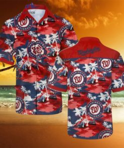 MLB Washington Nationals Hawaiian Shirt, MLB Hawaiian Shirt