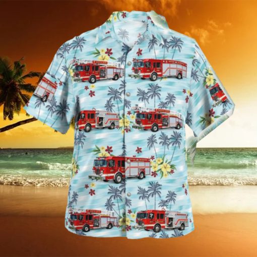 Machesney Park Illinois North Park Fire Protection District Hawaiian Shirt