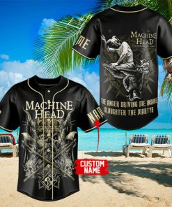 Machine Head – SLAUGHTER THE MARTYR Custom Baseball Jersey