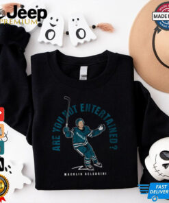 Macklin Celebrini Are You Not Entertained_ Shirt