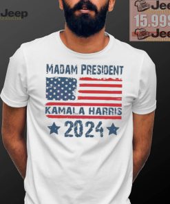 Madam President Kamala Harris 2024 US Flag T Shirt