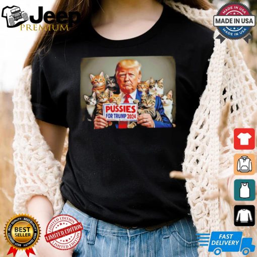 Maga pussies for Trump 2024 cat lovers shirt