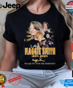 Maggie Smith 1934 2024 Thank You For The Memories T Shirt