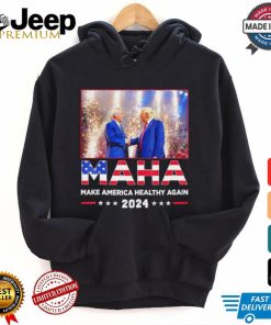 Maha make America healthy again 2024 Trump handshake Kennedy shirt