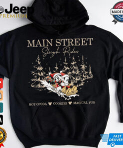 Main street sleigh rider christmas shirt