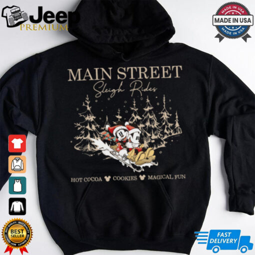 Main street sleigh rider christmas shirt