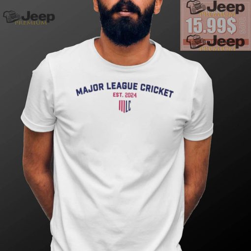 Major League Cricket Est 2024 shirt