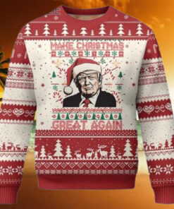 Make Christmas Great Again Trump Ugly Christmas Sweater