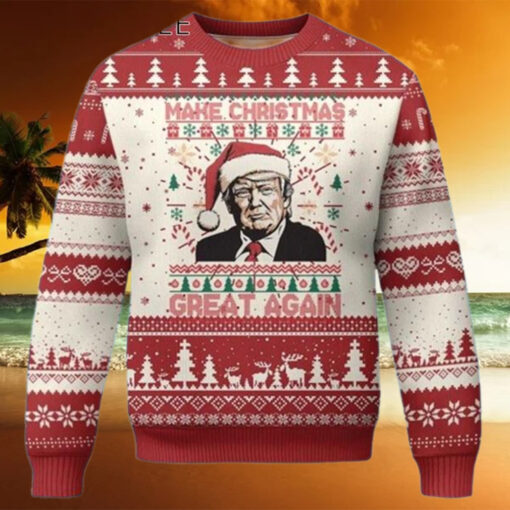 Make Christmas Great Again Trump Ugly Christmas Sweater