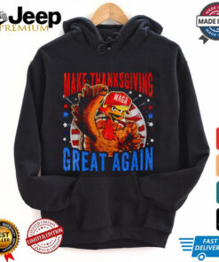 Make Thanksgiving Great Again Funny Trump Turkey Red Hat shirt