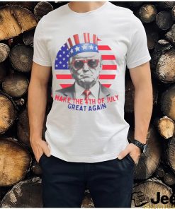 Make The 4th of July Great Again President Donald J Trump Independence Day USA Unisex Softstyle T Shirt