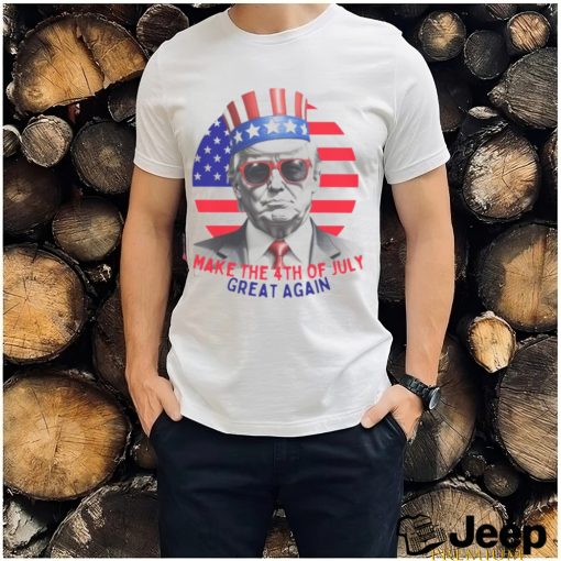 Make The 4th of July Great Again President Donald J Trump Independence Day USA Unisex Softstyle T Shirt