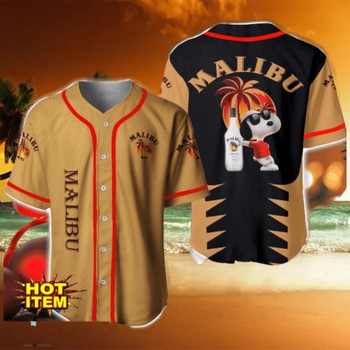 Malibu Snoopy Baseball Jersey Shirt For Snoopy Lovers Gift Ideas