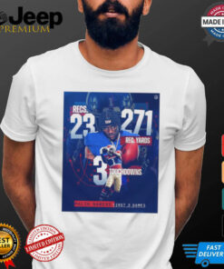 Malik Nabers First 3 Games 23 Recs 271 Rec Yards 3 Touchdowns Shirt