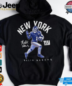 Malik Nabers New York Giants Stiff Arm T Shirt