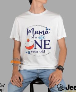 Mama Of The Big One Fishing Boy First Birthday Ofishally T Shirt