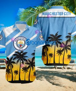 Manchester City FC 3D Printing Coconut Beach Hawaiian Shirt