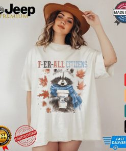 Manchester City Raccoon Fan F er all Gunners In Fall Season T shirt