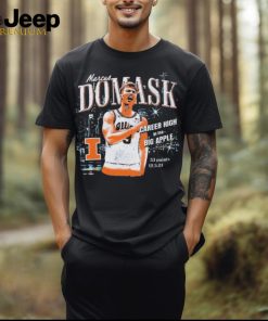 Marcus Domask career high in the big apple shirt