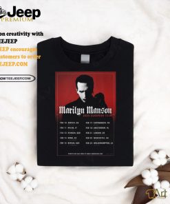 Marilyn Manson European Tour 2025 Shirt