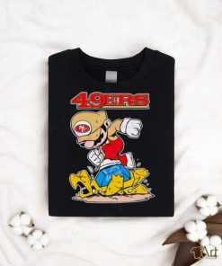 Mario 49ers Stomps On Detroit Lions Shirt