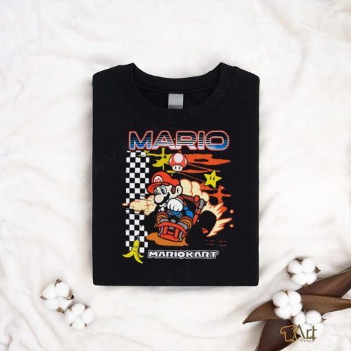 Mario Kart Racing Finish Line T Shirt